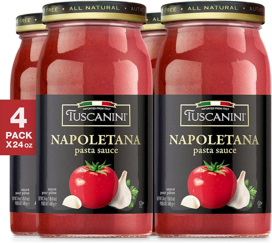 Tuscanini-Napoletana-Pasta-Sauce-24.3oz-(4-Pack)-|-Imported-from-Italy-|-332