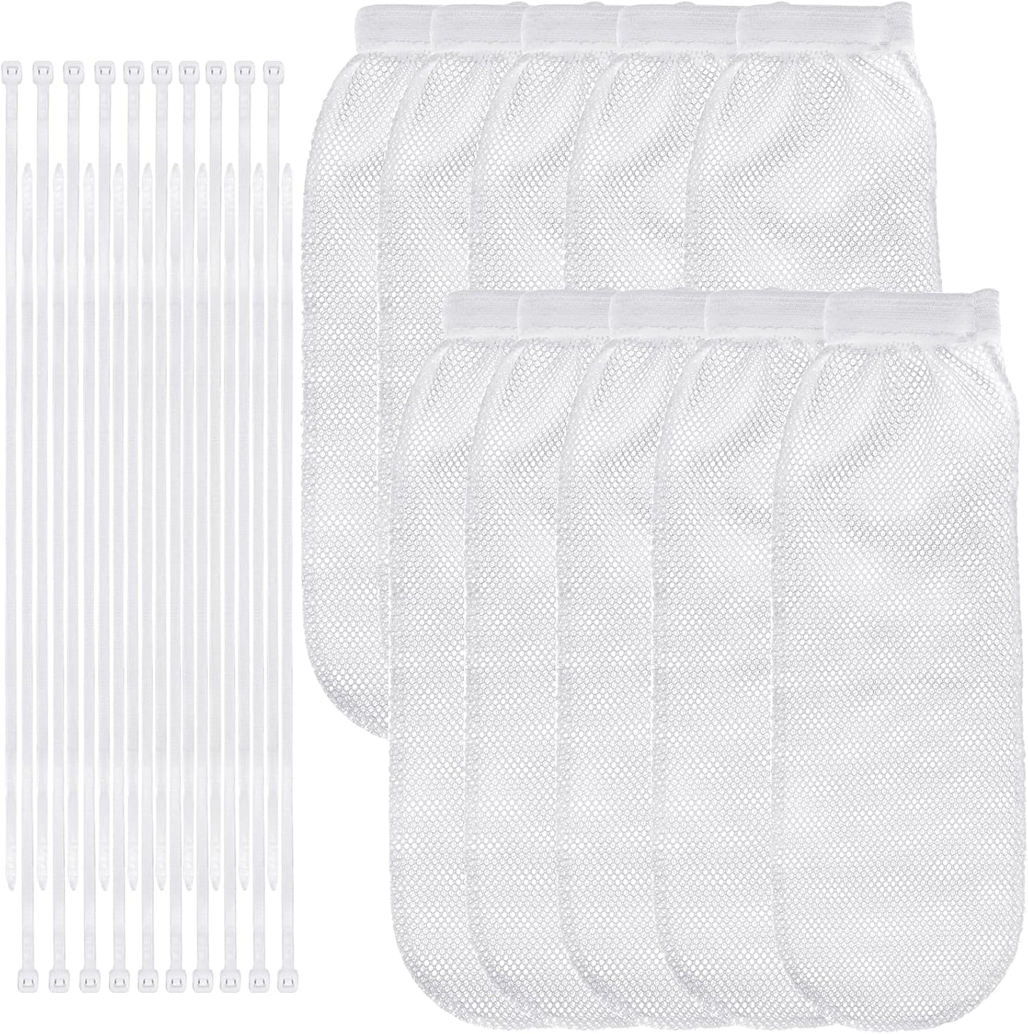 10PCS-for-Washing-Machine-Discharge-Hoses-Washer-Lint-Catcher,-Polyester-274