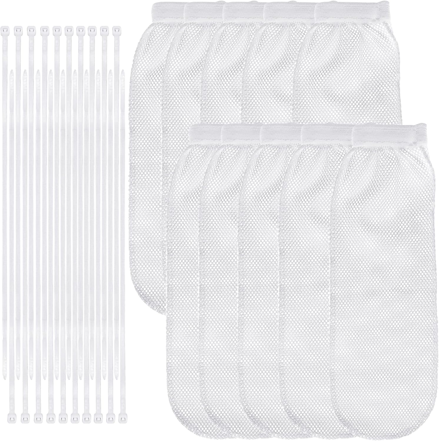 10PCS-for-Washing-Machine-Discharge-Hoses-Washer-Lint-Catcher,-Polyester-274