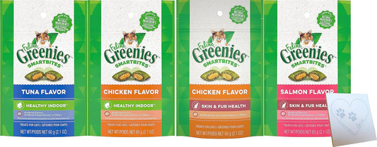 Feline-Greenies'-Smartbites-Variety-Pack:-Two-Bags-of-Healthy-&-3