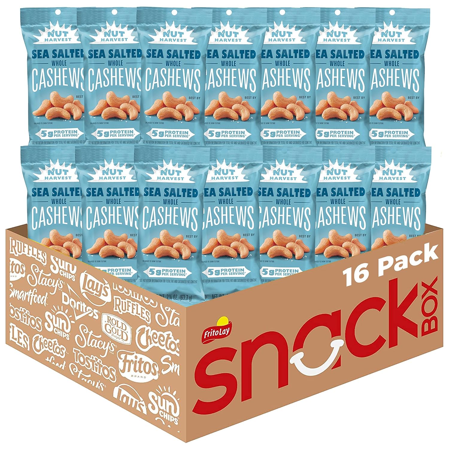 Nut-Harvest,-Sea-Salted-Whole-Cashews,-2.25-Ounce-(Pack-of-16)------273