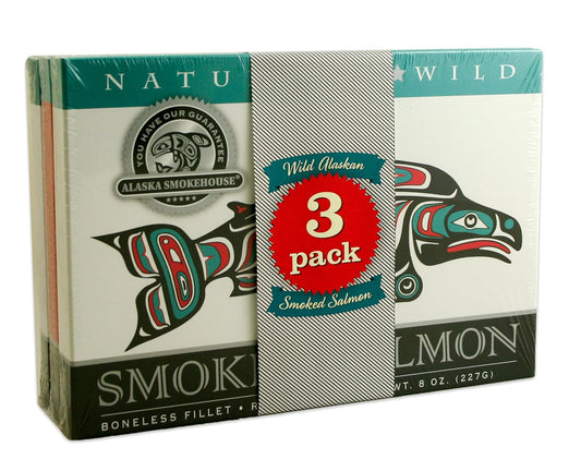 Alaska-Smokehouse-Jumbo-Smoked-Salmon-(8-Oz),-3-Count-Variety-Pack-------447