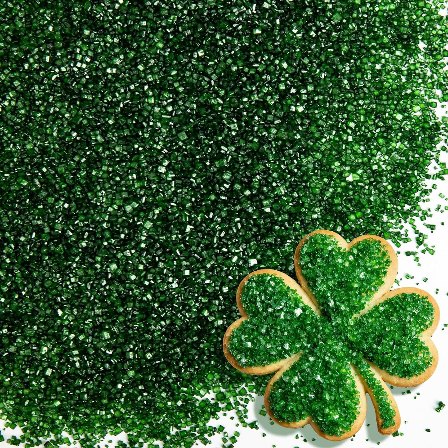 Edible-Green-Sprinkles,Spring-Sanding-Sugar-Sprinkles,150g/5.3oz,Edible-Sugar-Crystals-for-Cake-Decorating,Sprinkle-Mix-----349