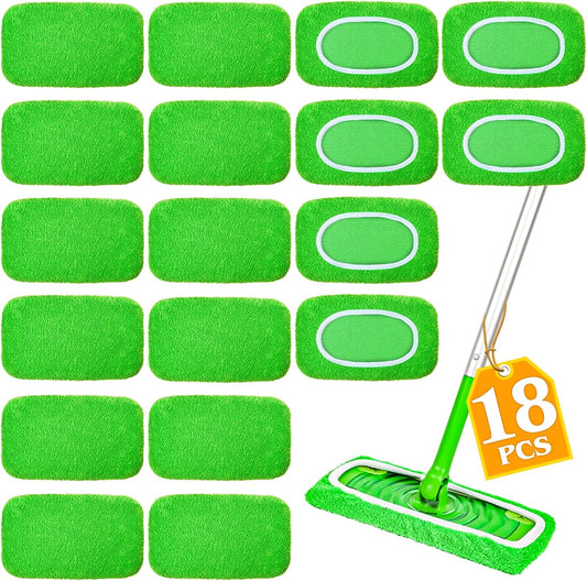18-Pack-Reusable-Mop-Pads-Compatible-with-Swiffer-Sweeper-Mop---1-Coral-Fleece-Washable-Refills-1285