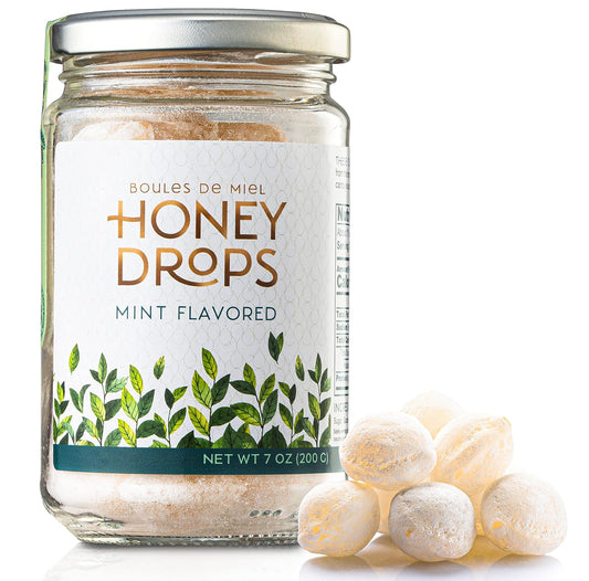 Gourmanity-Honey-Drops-Mint-Candy,-Cooling-Mint-Flavored-370