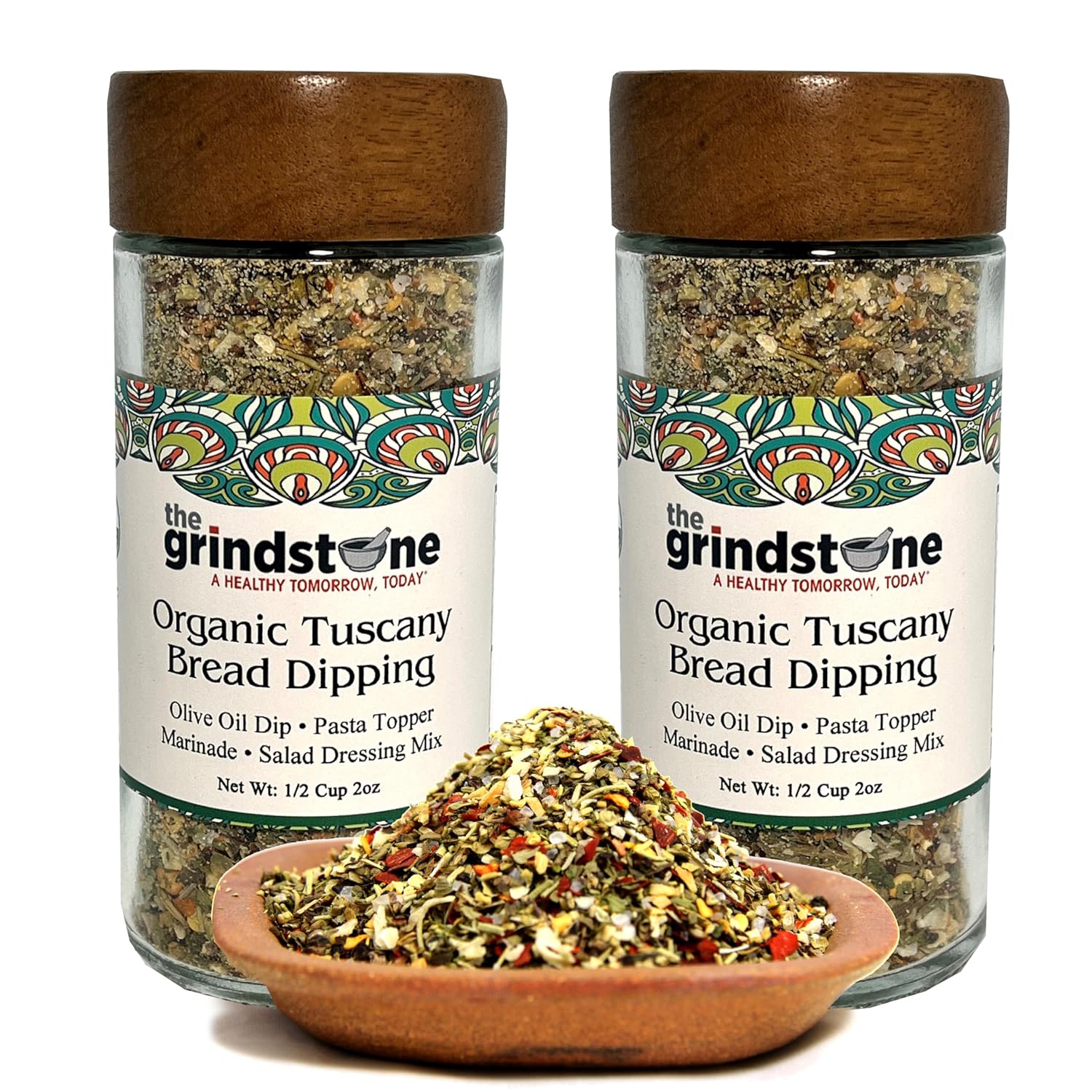 The-Grindstone,-Mezcla-orgánica-de-pan-toscano-para-inmersión,-especias-para-1676