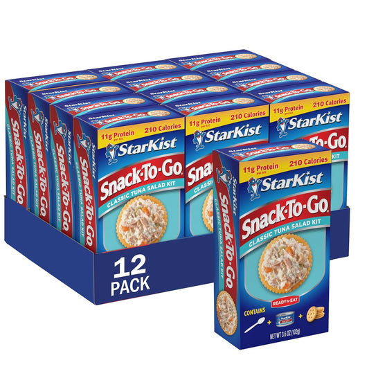 StarKist-Snack-To-Go-Classic-Tuna-Salad,-3.6oz-Kit,-12-Pack-|-11g-Protein-Per-Kit,-821