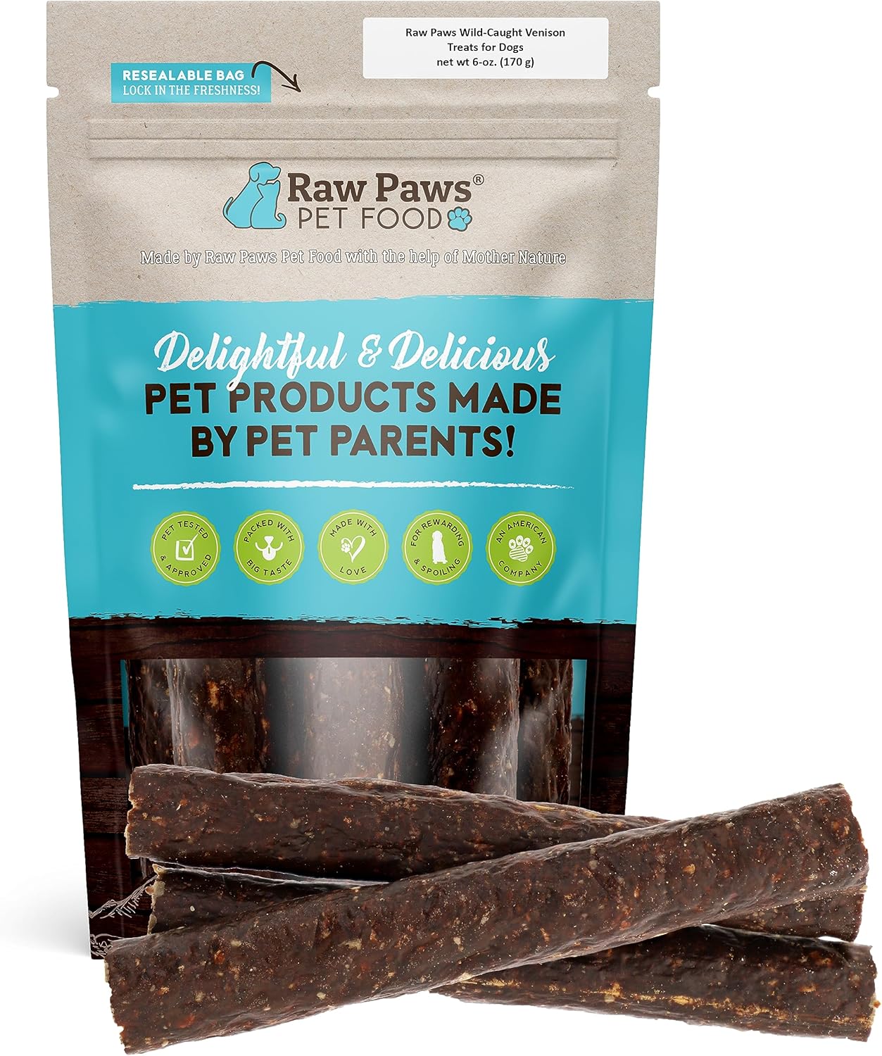 Raw-Paws-Wild-Caught-Venison-Dog-Treats,-6-oz---Packed-in-USA-Real-1735