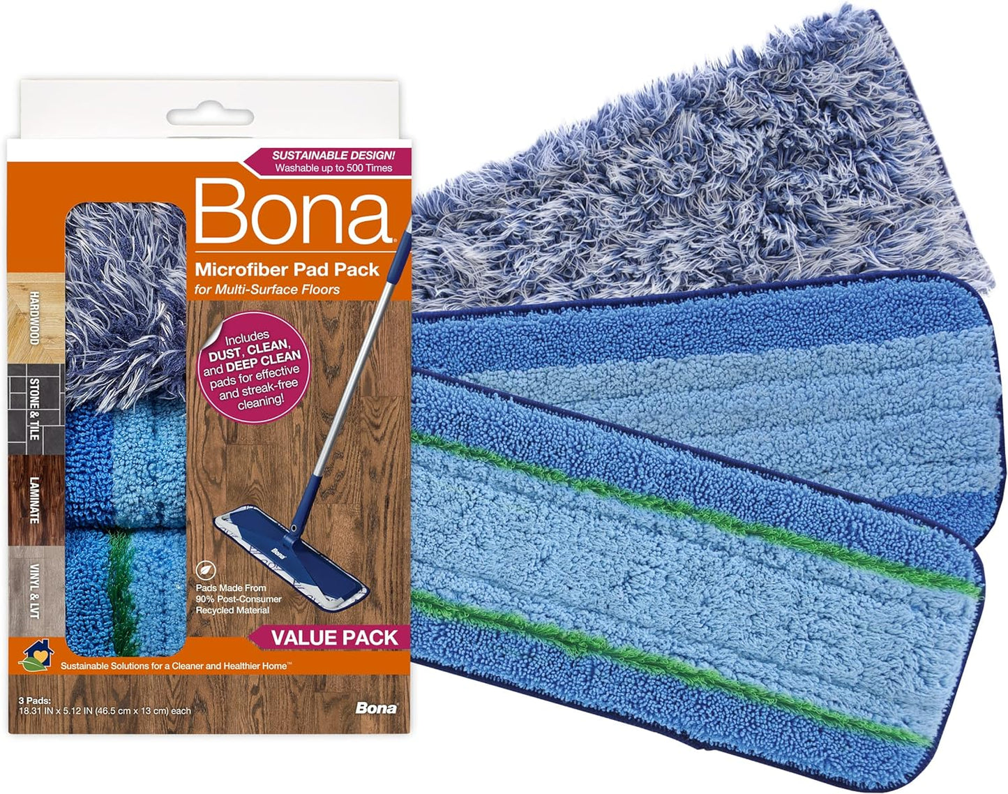 Bona-Microfiber-Pad-3-Pack-includes-Dusting,-Cleaning,-and-Deep-Cleaning-4408