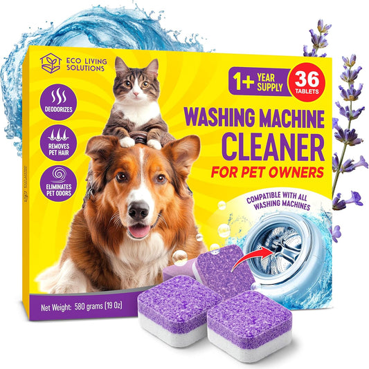 ECO-LIVING-SOLUTIONS-Washing-Machine-Cleaner-Tablets-for-Pet-Owners,-36-Pack,-1025
