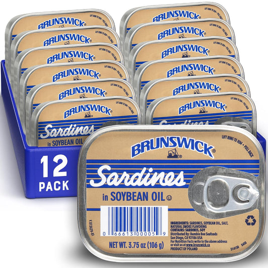 Brunswick-Wild-Caught-Sardines-in-Soybean-Oil,-3.75-oz-Can-(Pack-of-12)-793