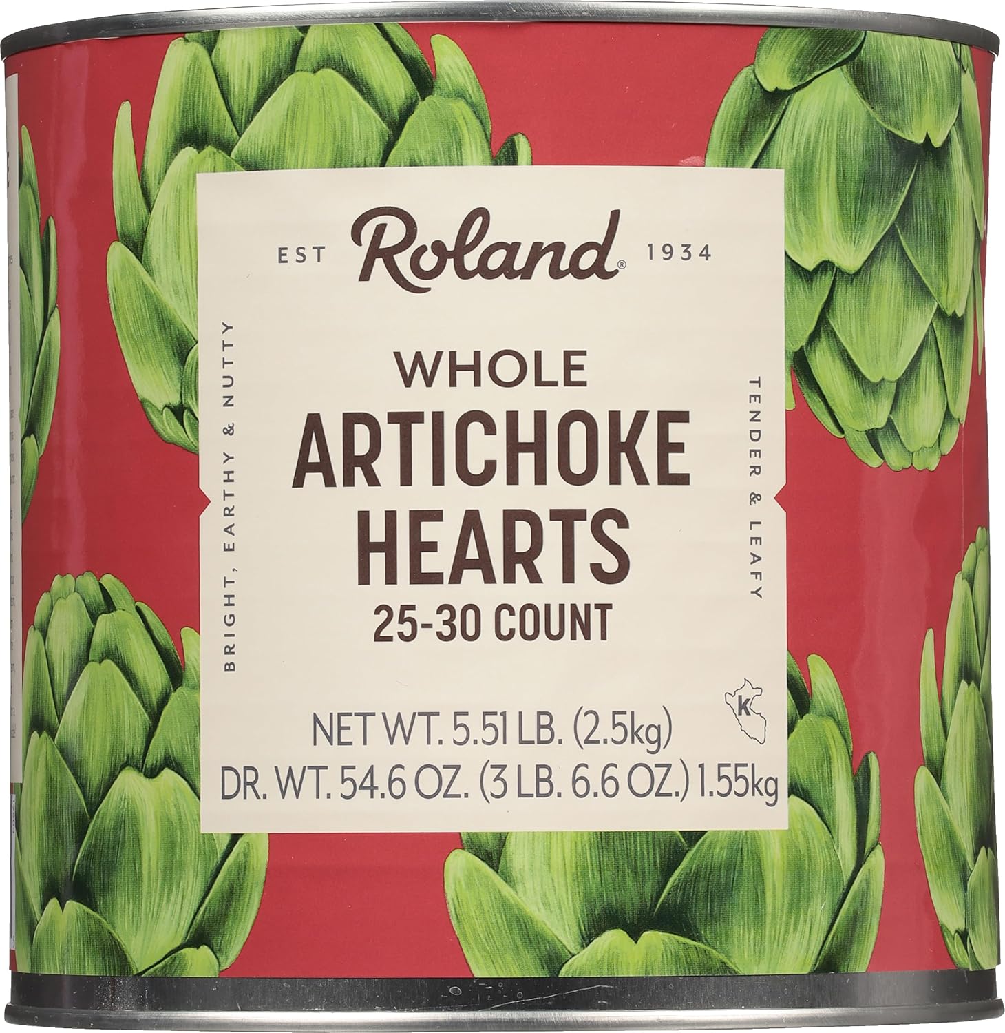 Roland-Foods-Corazones-de-alcachofa-extra-grandes,-25-30-unidades,-567