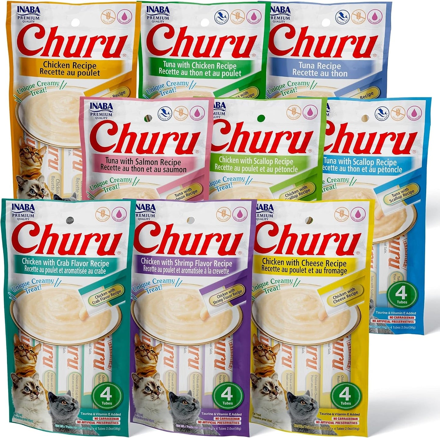 INABA-Churu-Cat-Treats,-Grain-Free,-Lickable,-Squeezable-Creamy-Purée-Cat-Treat/Topper-with-Vitamin-E-423