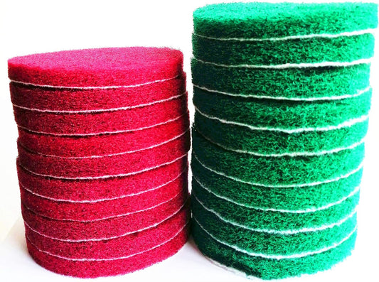 20-Pieces-Scrub-Pads-Drill-Power-Brush-Tile-Scrubber-Scouring-2185