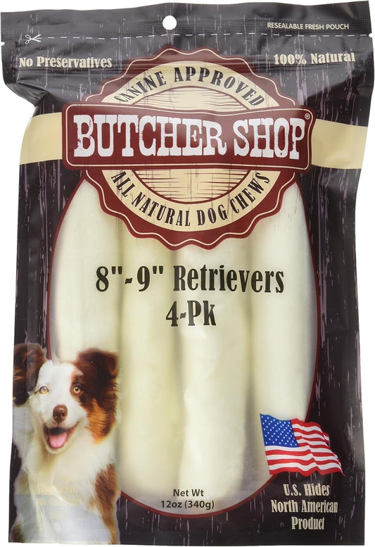 13151-8"-9"-Natural-Rawhide-Retrievers-(4-Pack),-Large.-204