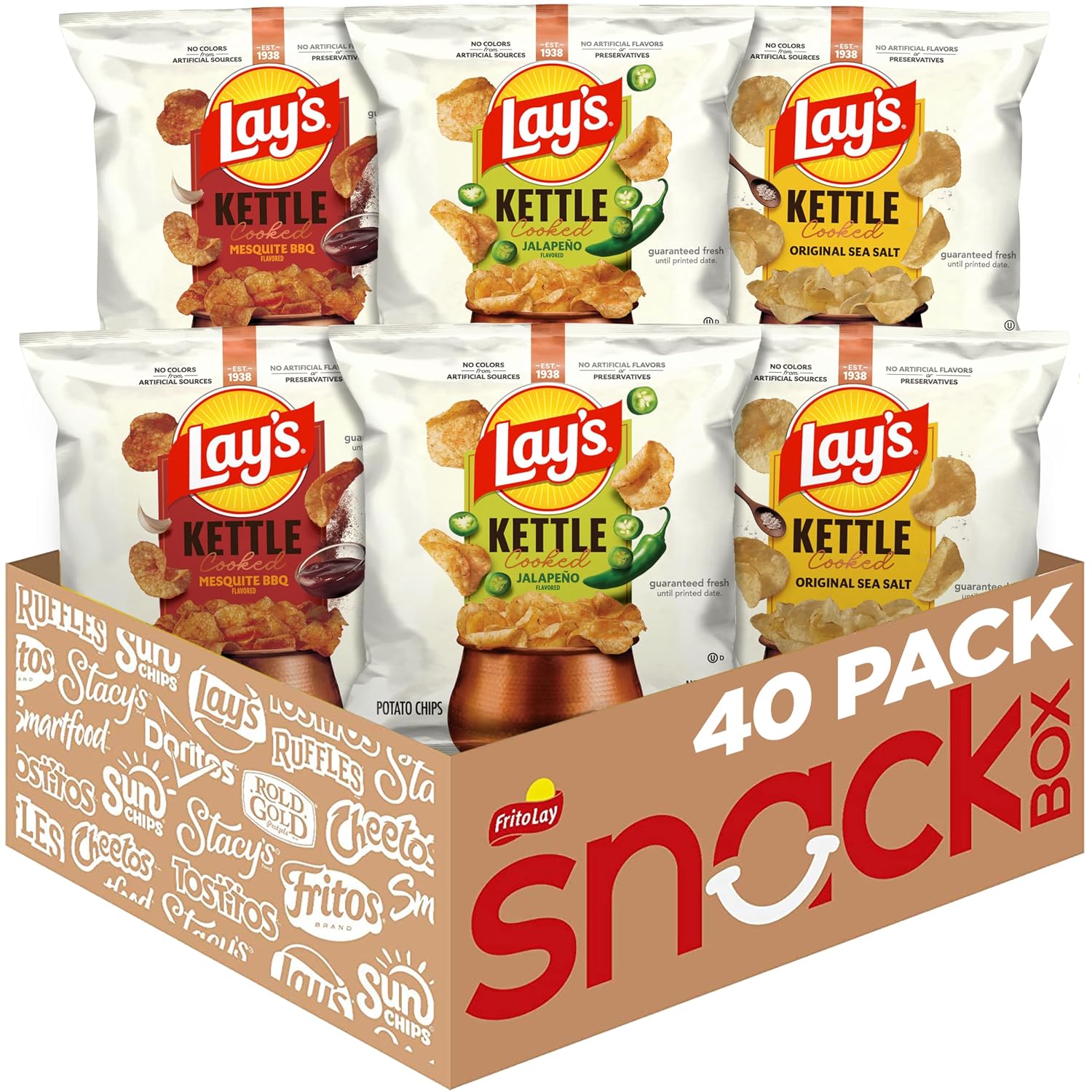 Lay's-Kettle-Cooked-Potato-Chips,-Variety-Pack,-0.85-Ounce-(Pack-of--40)----1765