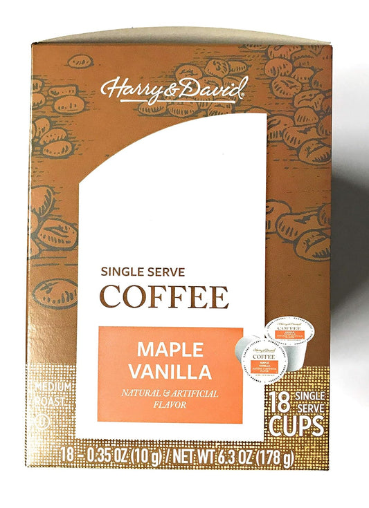 Harry-&-David-Café-con-sabor-a-arce,-18-cápsulas-de-individuales213