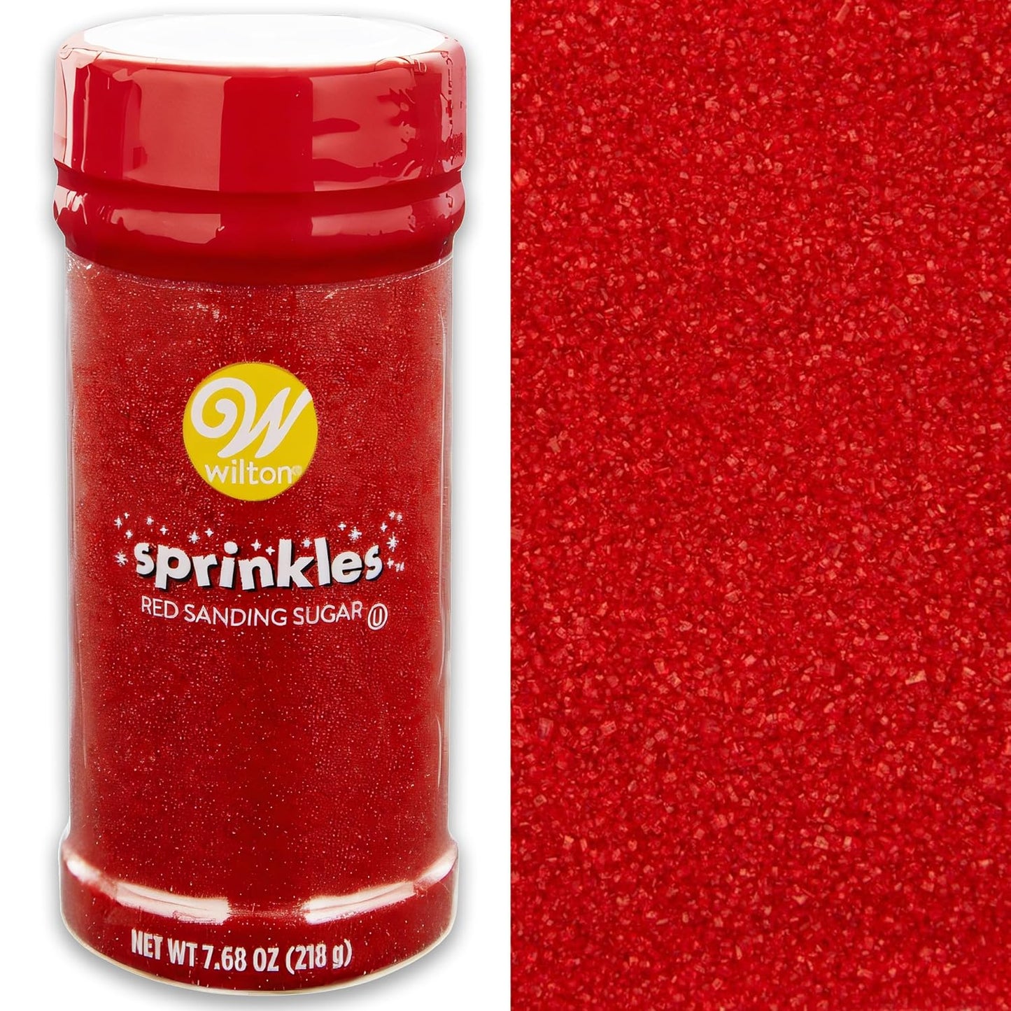 Wilton-Red-Sanding-Sugar-Sprinkles,-Sparkling-Sprinkles-Sugar-Crystals-for-baking-and-Decorating,-Icing-1956