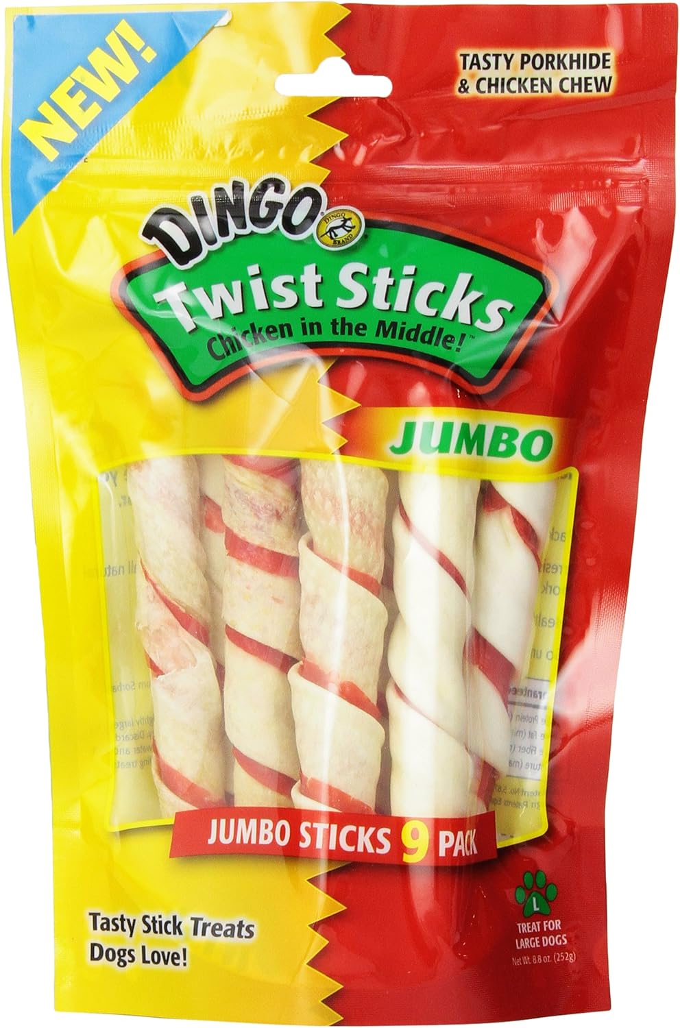 Dingo-Twist-Sticks,-Rawhide-for-Dogs,-Made-with-Real-Chicken,-9--2146