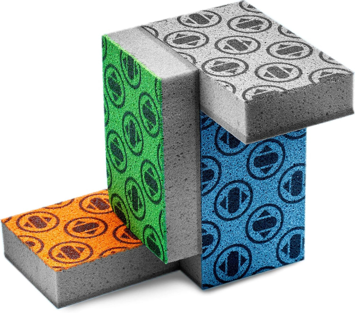 Skura-Style-Smart-4-Pack-Odor-Free-Non-Scratch-Scrub-Pads-for-Sink,-Counters,-Surfaces,-Pots,-1752