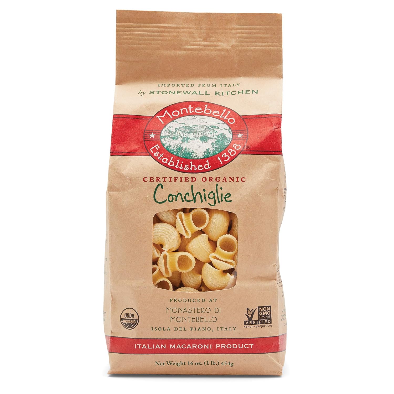Montebello,-Organic-Conchiglie-Premium-Italian-Pasta,-16-oz.-----242