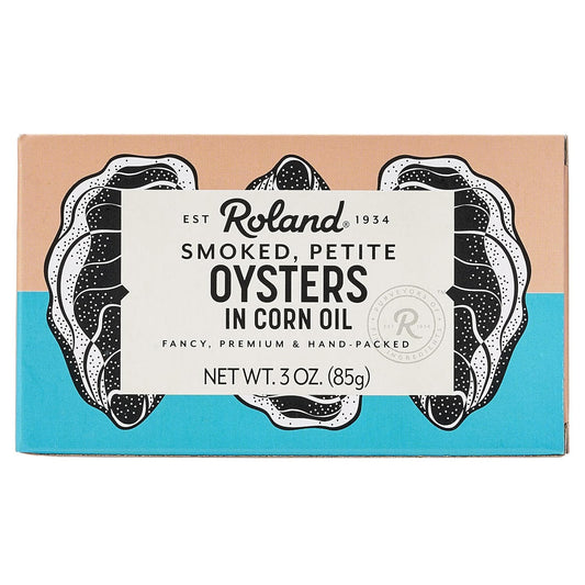 Roland-Foods-Petite-Premium-Smoked-Oysters-in-Oil,-Wild-Caught,-3-Ounce-Tin,-570