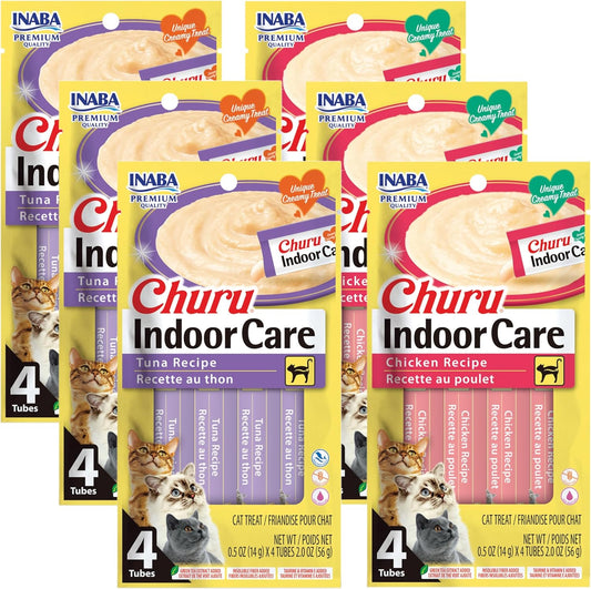 INABA-Churu-for-Cats,-Functional,-Creamy-Lickable-Purée-Cat-Treat-for-Indoor-Care-and-524