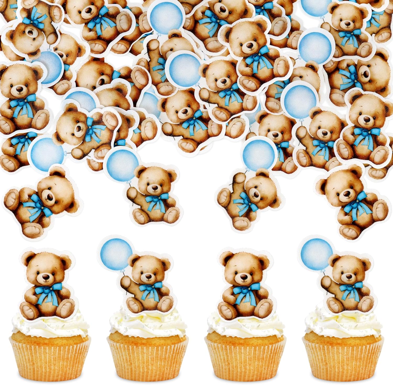 40-PCS-Edible-Baby-Shower-Bear-Cupcake-Toppers-Drink-Topper-Selection-Baby-Theme-Shower-69