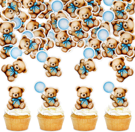 40-PCS-Edible-Baby-Shower-Bear-Cupcake-Toppers-Drink-Topper-Selection-Baby-Theme-Shower-69
