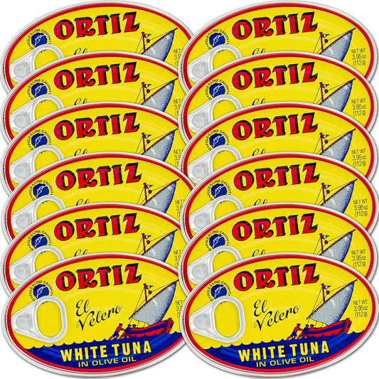 Ortiz-White-Tuna-in-Olive-Oil,-Fresh-Tender-Slices,-Spanish-Wild-Caught-Tuna,-735