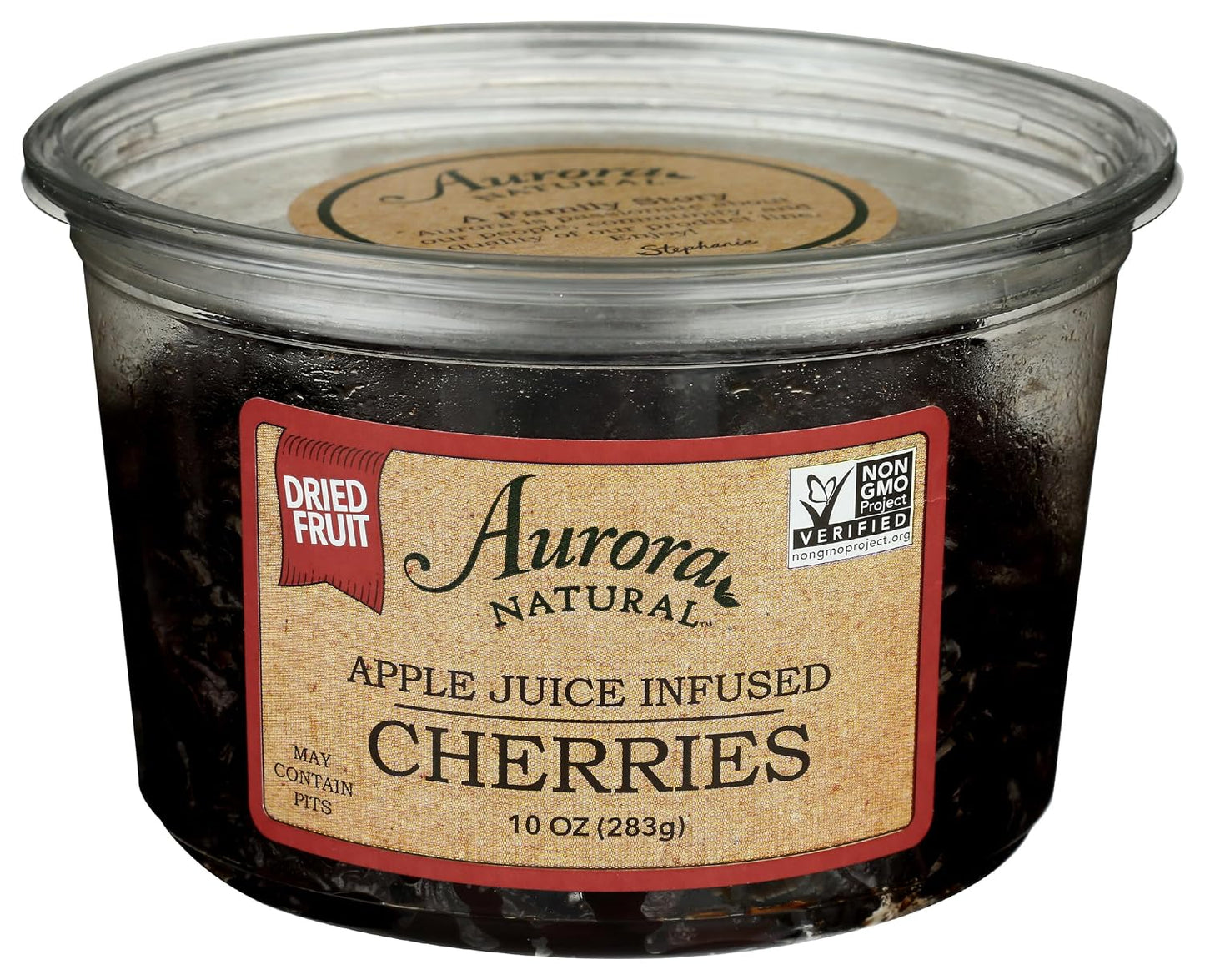 Aurora-Natural-Products-Apple-Juice-Infused-Cherries,-10-Ounce---------158
