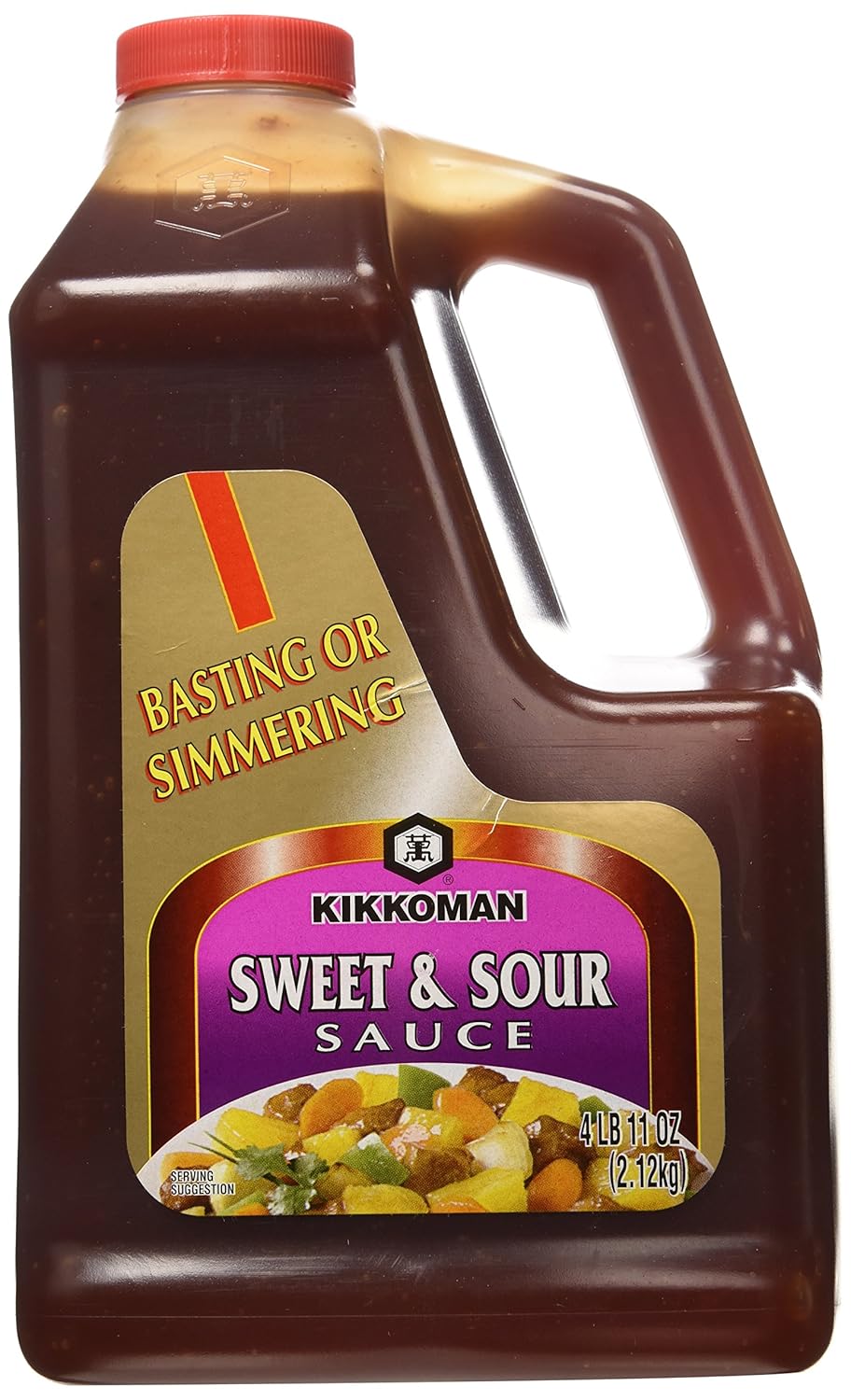 Kikkoman-Sweet-and-Sour-Sauce,Organic-Dark-Red-Kidney,-4.67-Pound-(Pack-of-686