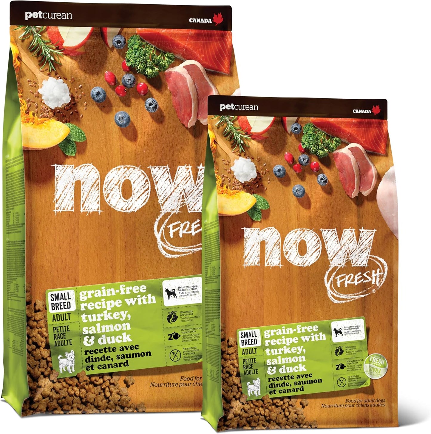 Bundle-of-Now-Fresh-Grain-Free-Dog-Food--Turkey,-Salmon-&-Duck-22lb+-110