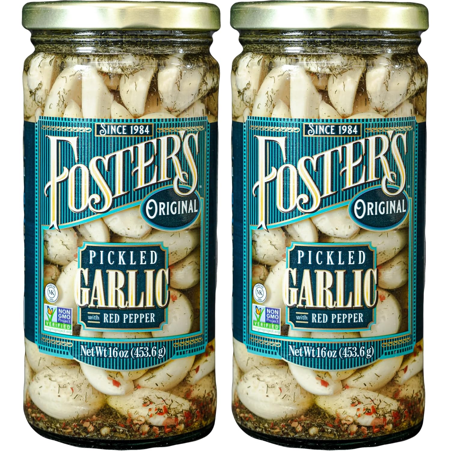 Foster's---Dientes-de-ajo-en-escabeche-en-frasco,-944