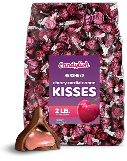 Hershey's-Kisses-Cherry-Cordial,-2-LB-Bag,-Bulk-2754