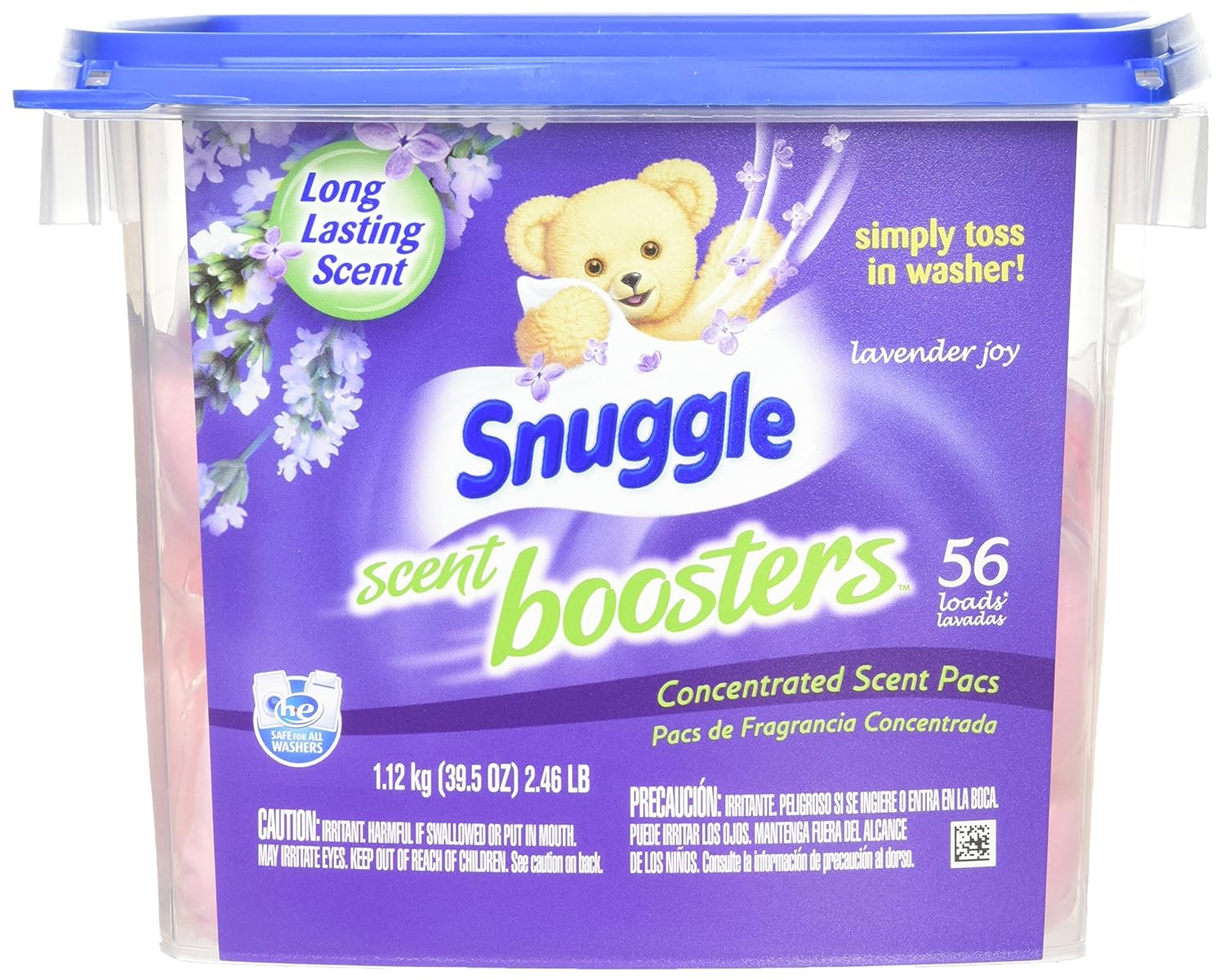 Snuggle-Laundry-Scent-Boosters-Concentrated-Scent-Pacs,-Lavender-Joy,-Tub,-3510