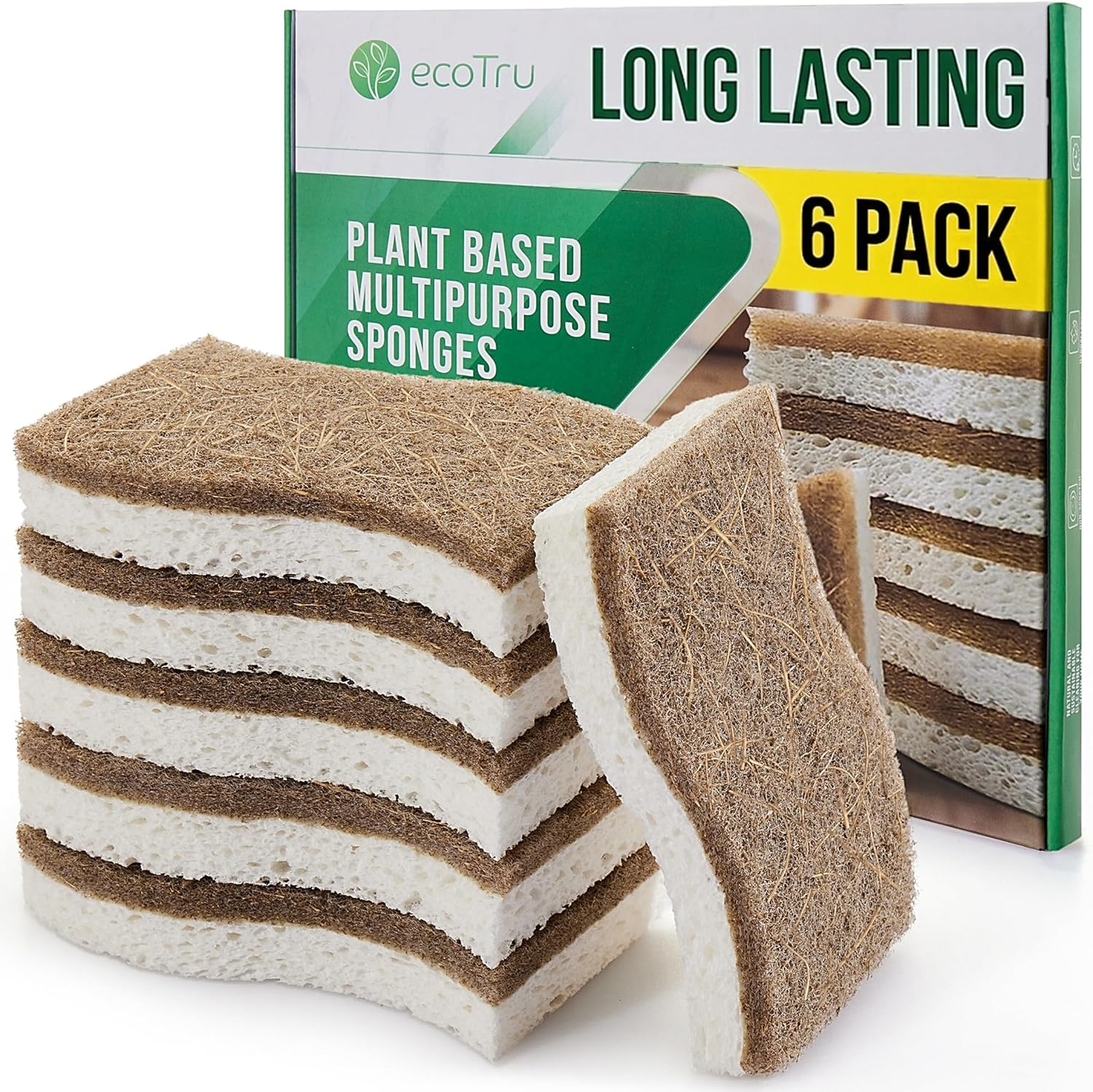 6-Pack-Natural-Kitchen-Sponges,-Compostable-White-Cellulose-&-Organic-Coconut-Scrubber-Sponge-for-Washing-323