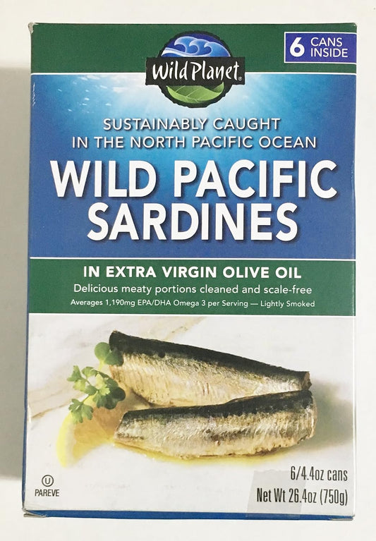 Wild-Planet-Wild-Pacific-Sardines-in-Extra-Virgin-Olive-Oil,-4.4-Ounce-(6-740