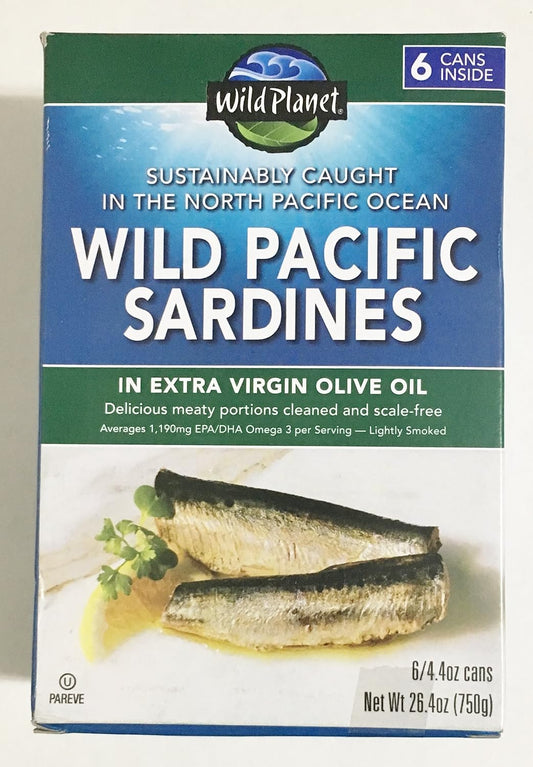 Wild-Planet-Wild-Pacific-Sardinas-en-aceite-de-oliva-virgen-extra,-4.4-(6-1099