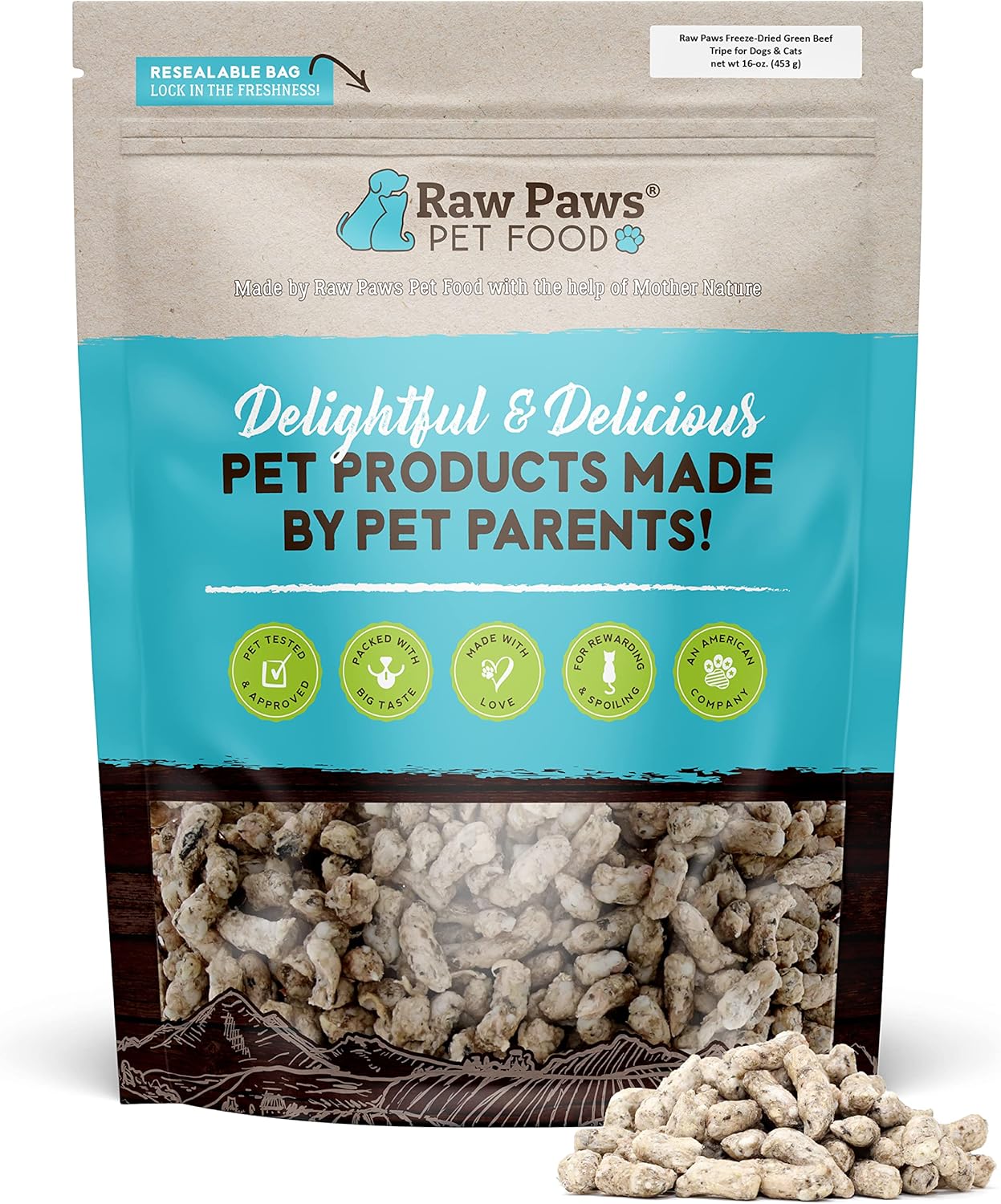 Raw-Paws-Freeze-Dried-Green-Beef-Tripe-for-Dogs-&-Cats-(16-Ounce)---Made-781