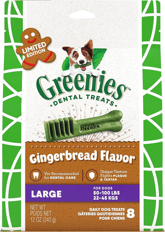 Gingerbread-Flavor-Large-Size,-Veterinarian-Recommended-for-Dental-Care,-193