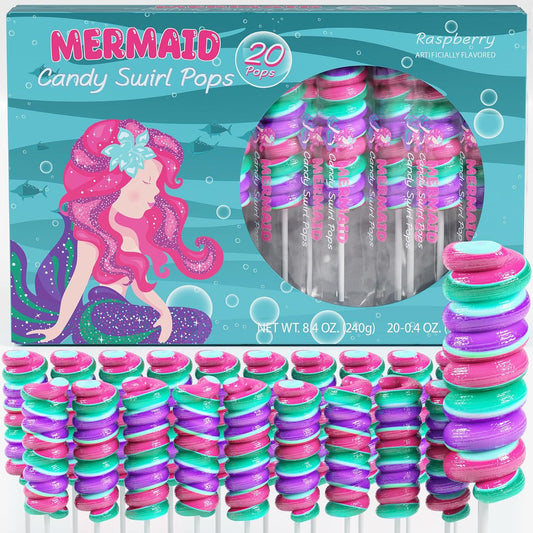 Mermaid-Lollipops-20pk--Swirl-Lollipops-Mermaid-Candy-For-2372