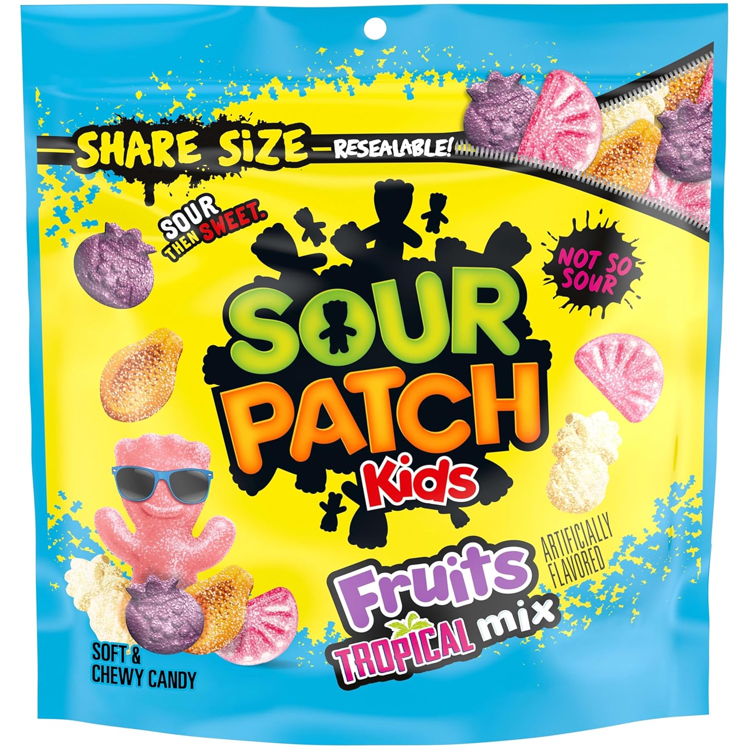 SOUR-PATCH-KIDS-Fruits-Tropical-Mix-Soft-&-Chewy-Gummy-Candy,--11.11-oz-|-Size-1731
