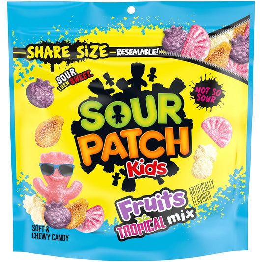 SOUR-PATCH-KIDS-Fruits-Tropical-Mix-Soft-&-Chewy-Gummy-Candy,--11.11-oz-|-Size-1731
