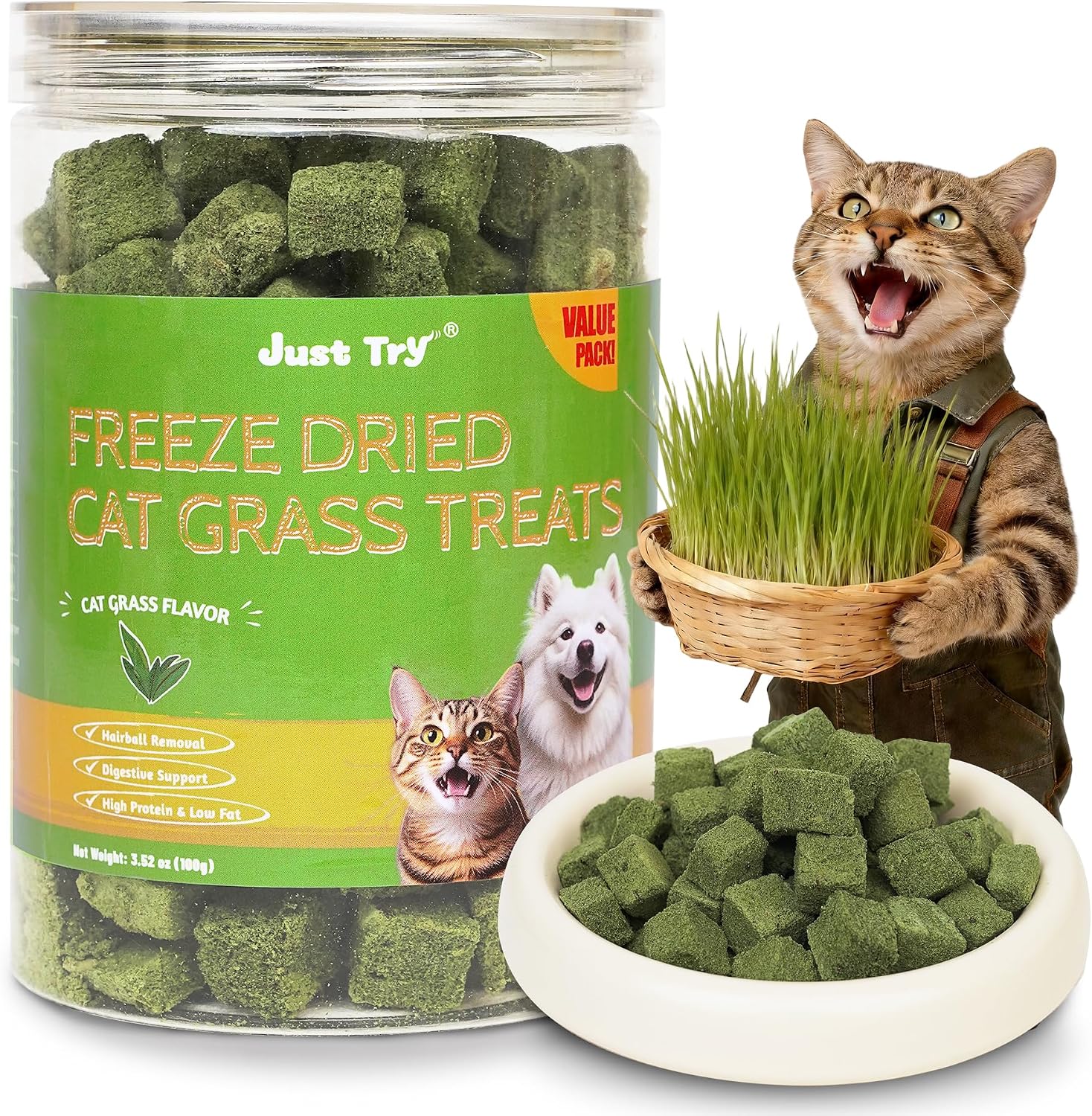 Just-Try-Freeze-Dried-Cat-Grass-Treats-Hairball-Control-for-Cats-Crunchy-Cat-Treats-241
