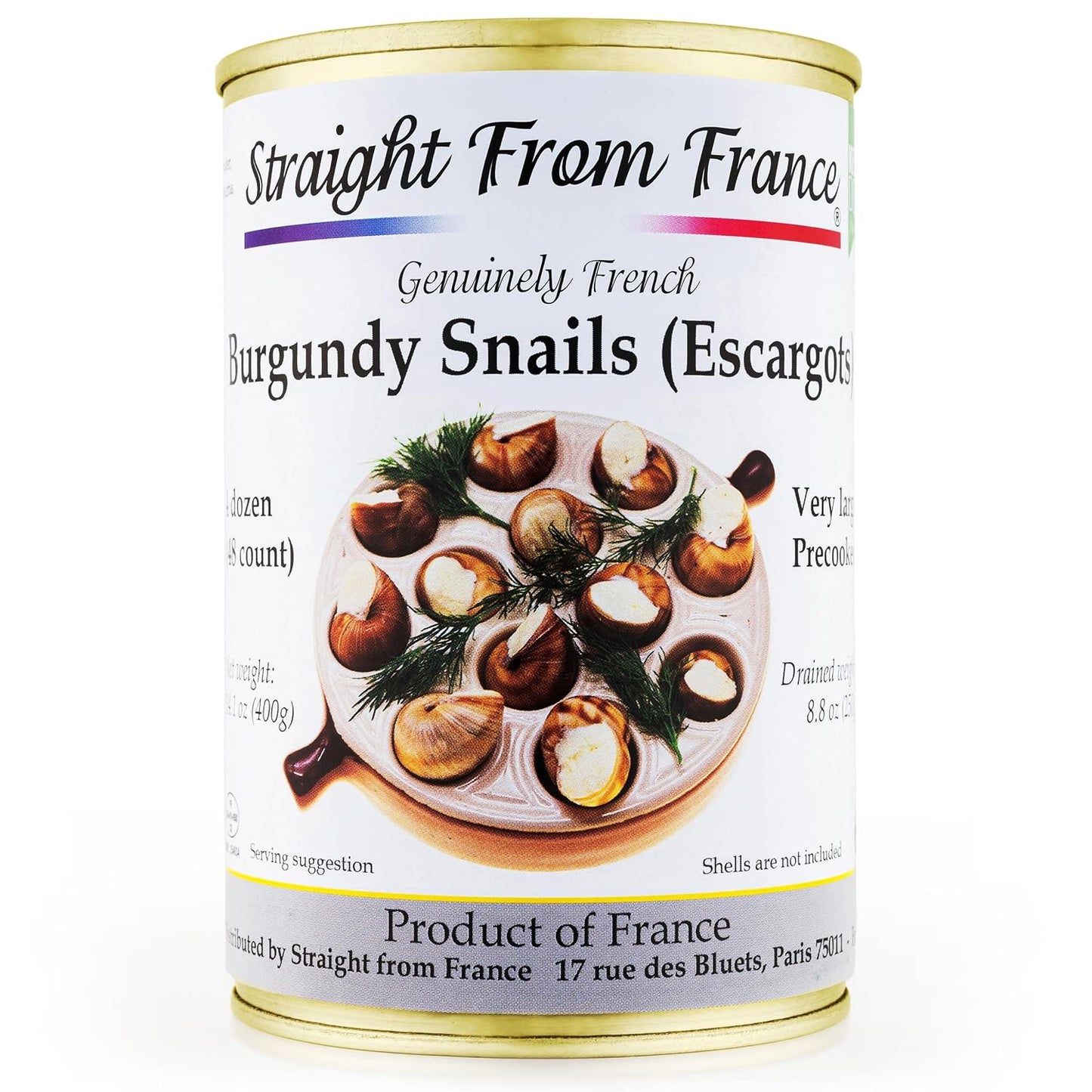 Straight-from-France-Genuinely-French,-French-Helix-Pomatia-Wild-Burgundy-Canned-Escargots-Snails,-247