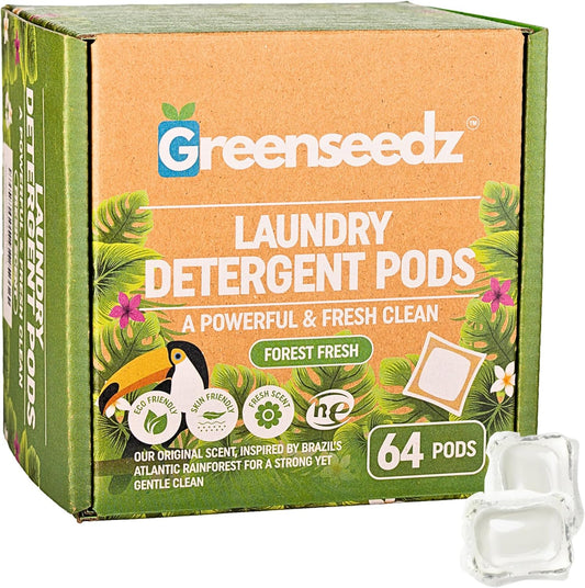 Laundry-Detergent-Pods,-64-Count,-Fresh-Scent,-Eco-Friendly,-Biodegradable,-HE-Compatible,-240