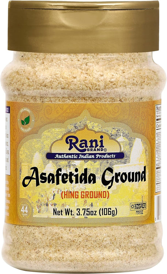 Rani-Asafetida-(Hing)-Ground-3.75oz-(106g)-PET-Jar-~-All-Natural-|-1898
