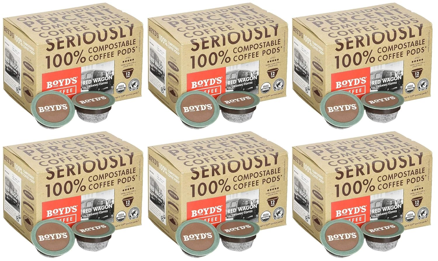 Boyd's-Coffee-Café-orgánico-Red-Wagon---Tostado-oscuro---Cápsulas-(721010