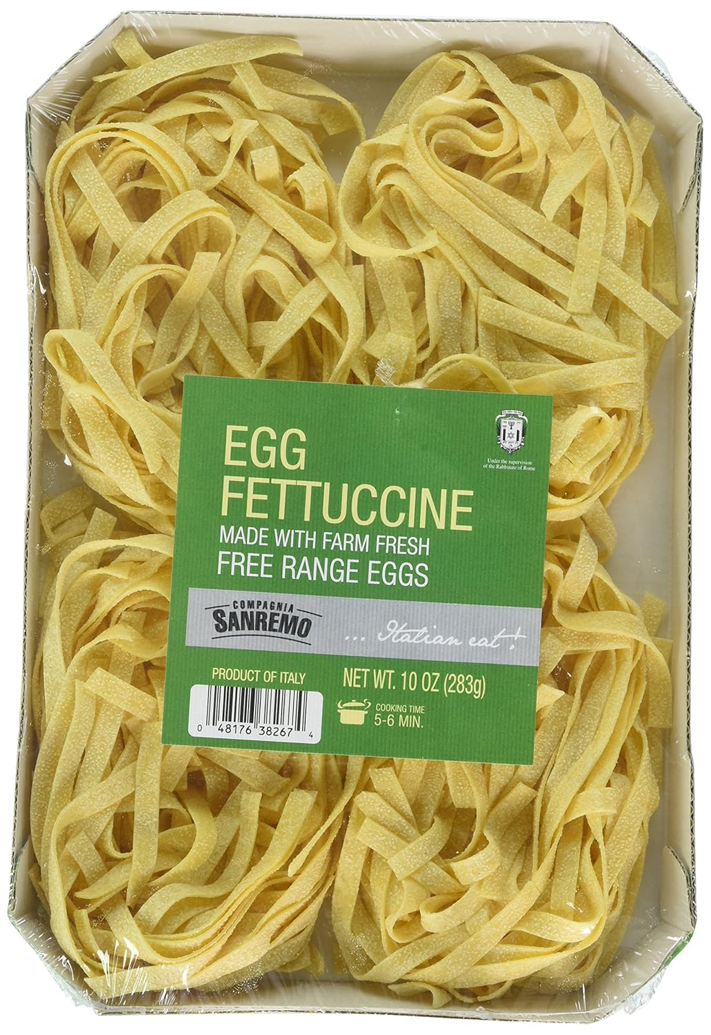 Compagnia-Sanremo-Pasta-San-Remo-Italian-Egg-Fettucine-Pasta-Non-Gmo,-383
